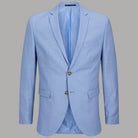 Jack & Jones Solaris giacca blazer da uomo celeste tessuto con texture liscia e dettagli classici