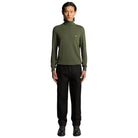 Lyle & Scott maglione collo alto verde in merino KN2103VC Maglieria Lyle & Scott