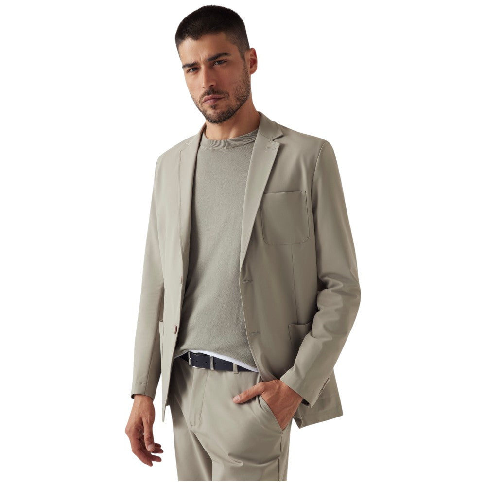 Guess giacca tortora blazer monopetto Tyron M5RN09 WGUP2 A90N Guess