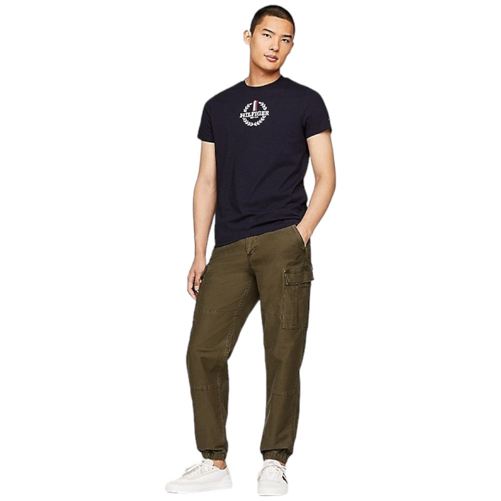 Tommy Hilfiger t-shirt blu MW0MW34388 T-shirt Tommy Hilfiger