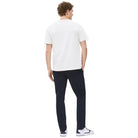 Tommy Hilfiger t-shirt avorio logo TH ricamato MW0MW39256Z00 T-shirt Tommy Hilfiger