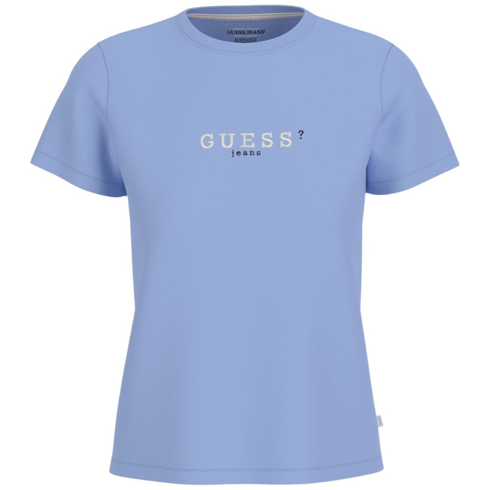Guess Jeans t-shirt celeste W5RI54 J1314 G7CP Guess Jeans