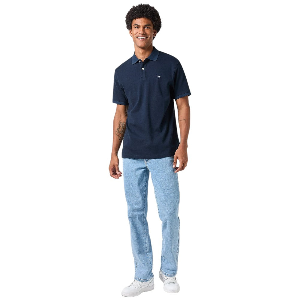 Wrangler maglietta polo blu 112350415 Polo Wrangler