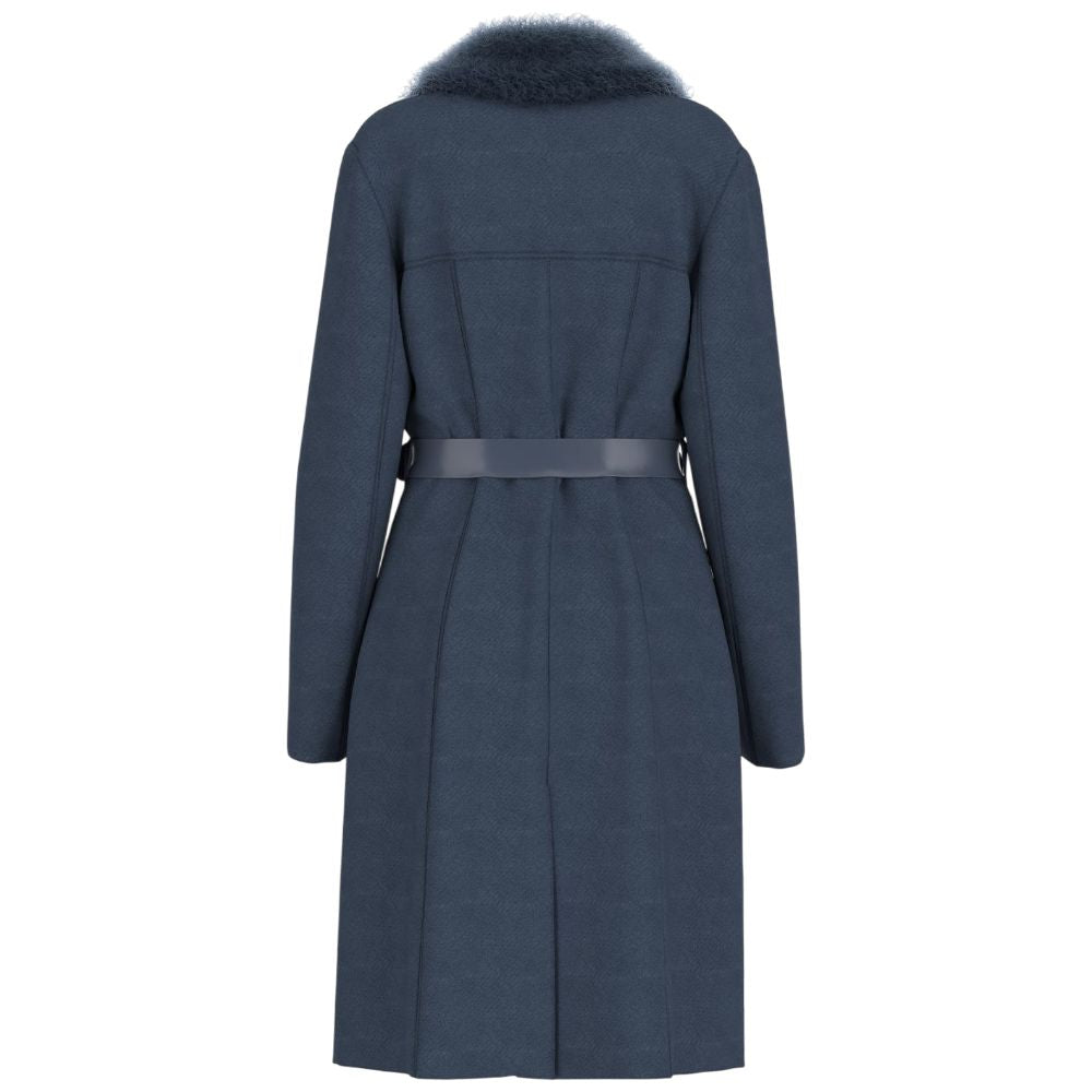 Guess cappotto blu con cintura NEW PATRICE W5BL25W2672G77G Guess