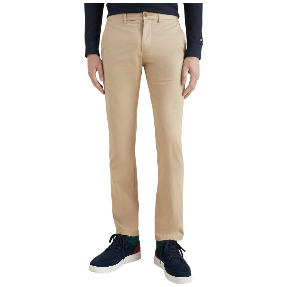 Tommy Hilfiger pantaloni chino Bleecker beige MW0MW26619 Pantaloni Tommy Hilfiger