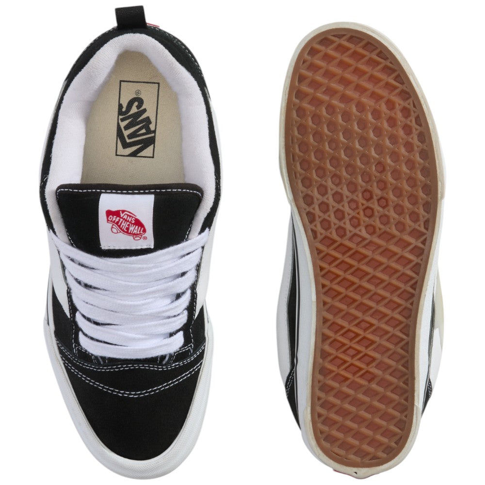 Vans scarpe Knu Skool nere bianche VN0009QC6BT Sneakers Vans