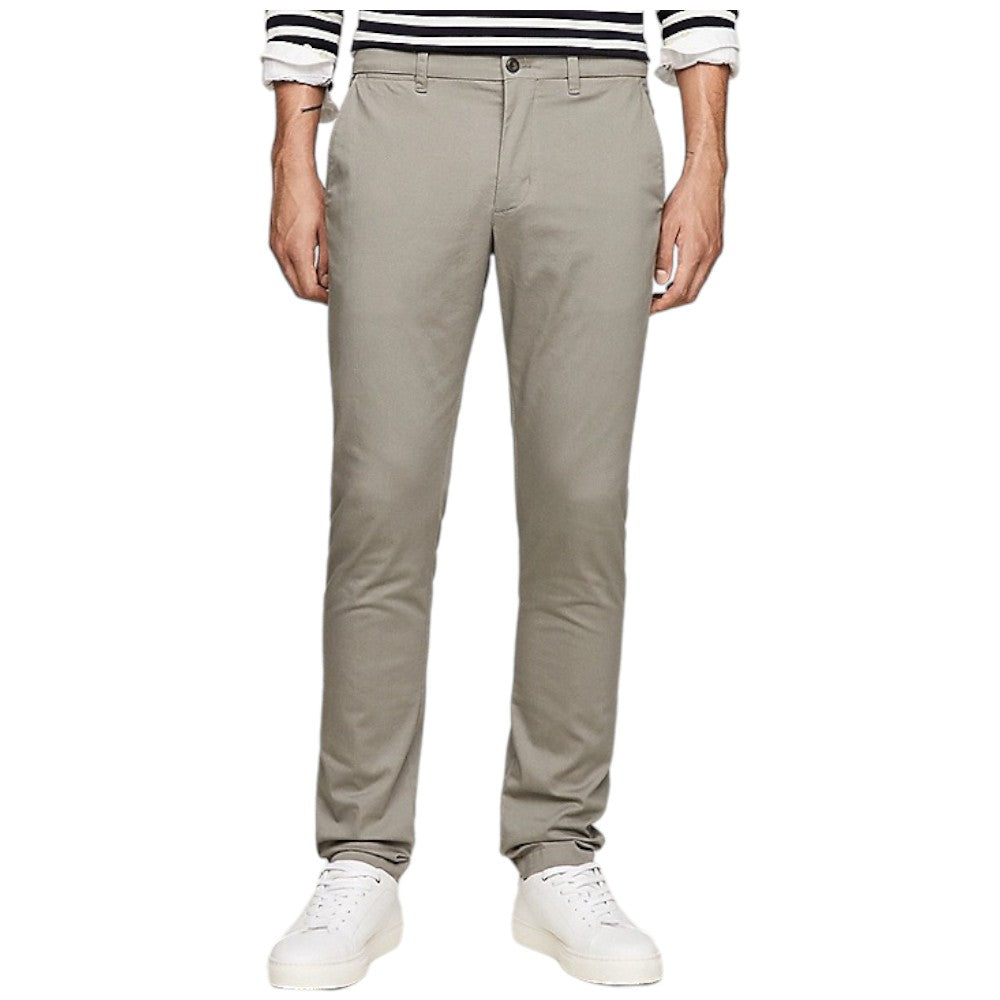 Tommy Hilfiger pantalone chino grigio Bleecker MW0MW33937 Pantaloni Tommy Hilfiger