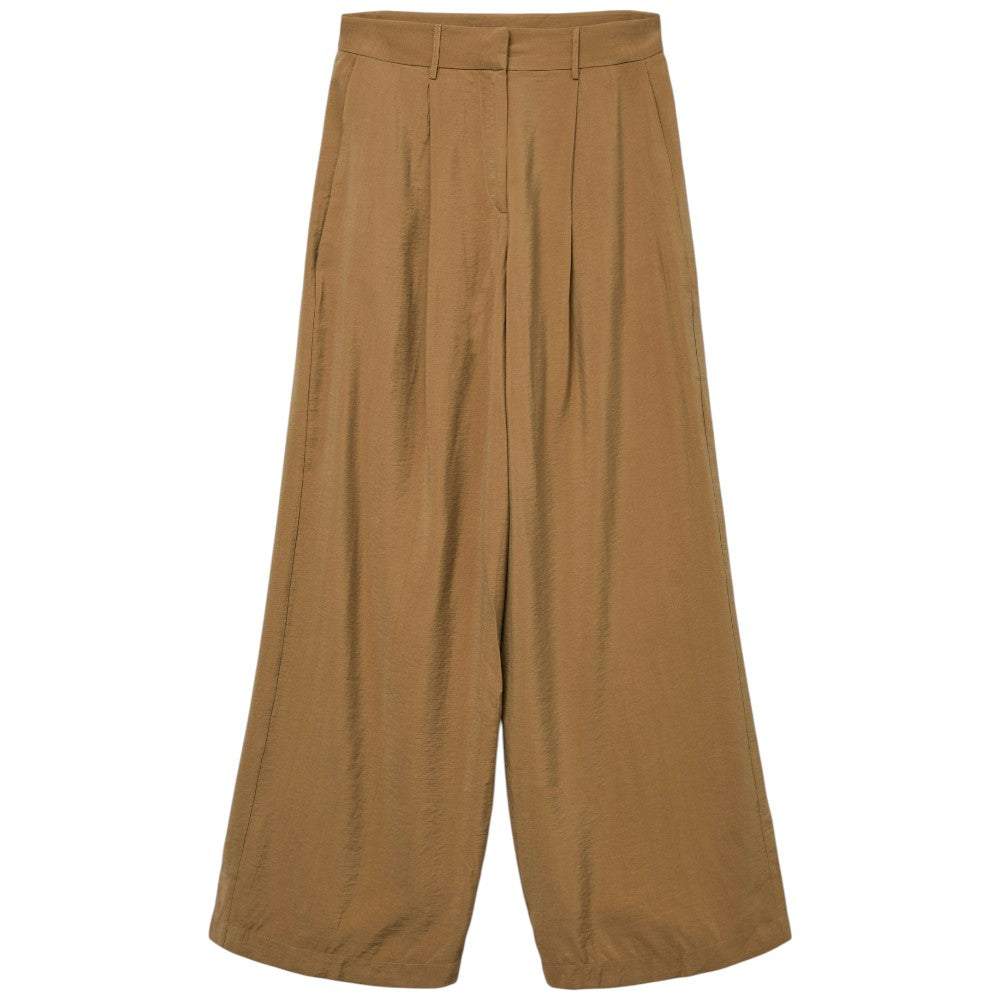 Vero Moda pantalone vita alta nocciola 10326813 Pantaloni Vero Moda