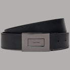 Calvin Klein cintura da uomo vera pelle reversibile con logo nero dettaglio fibbia metallica