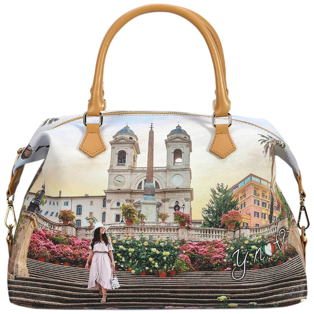 YNot borsa bauletto stampa Roma Floral YES595S3 Borse YNot