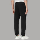 Calvin Klein pantaloni tuta neri con logo grafico LV04LG212G e dettagli cuciture