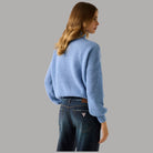 Guess maglione azzurro in misto alpaca W5BR32 Z2R40 F7MH - Prodotti di Classe