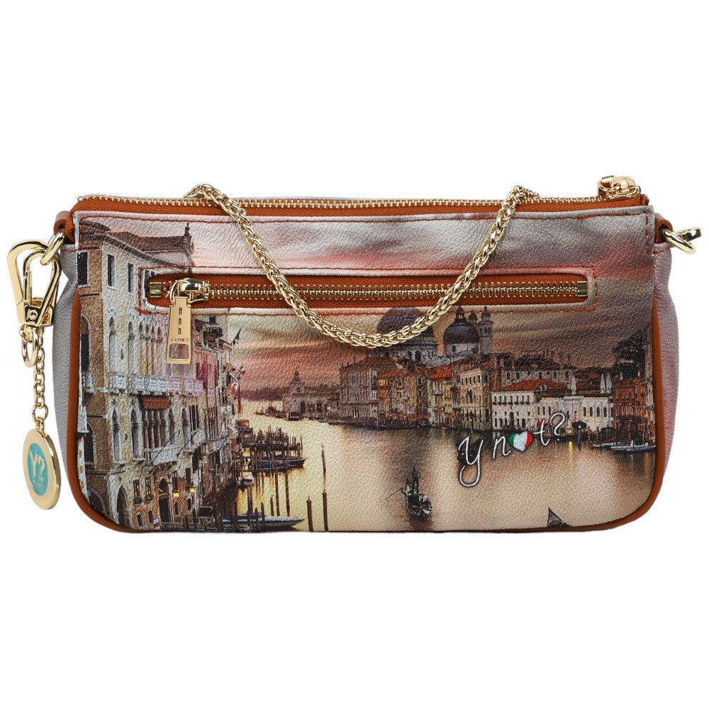 YNot borsa shoulder bag stampa Canal Grande YES623F3 - Prodotti di Classe