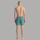 Jack & Jones Costume da Bagno Uomo Regular Fit con Tasche e Coulisse vista posteriore verde con elastico e tasca sul retro