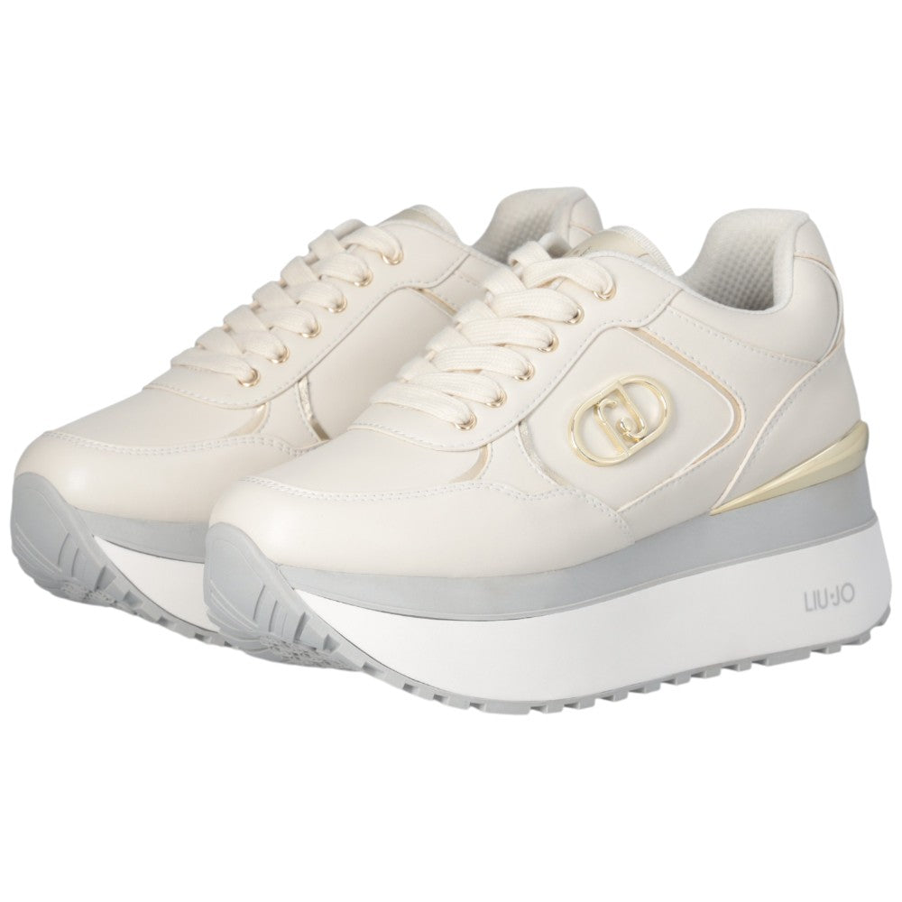 Liu Jo sneakers latte super platform MAXI WONDER PLUS Sneakers Liu Jo