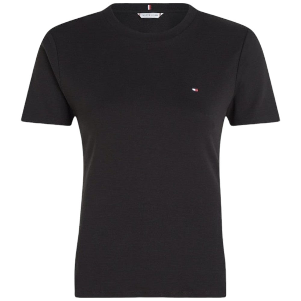 Tommy Hilfiger donna t-shirt nera WW0WW40587 - Prodotti di Classe