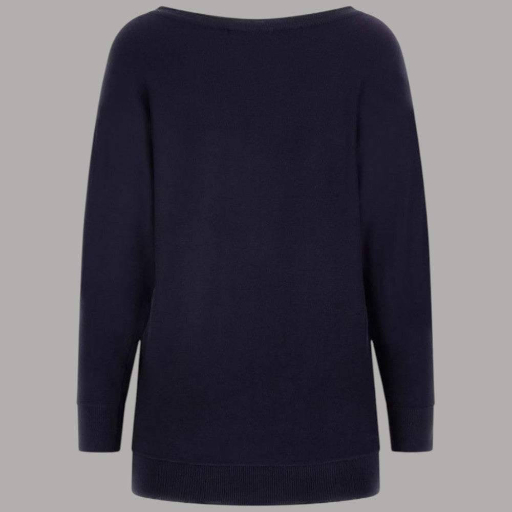 Guess maglione blu con logo W5YR22 Z2NQ2 G7V2 - Prodotti di Classe