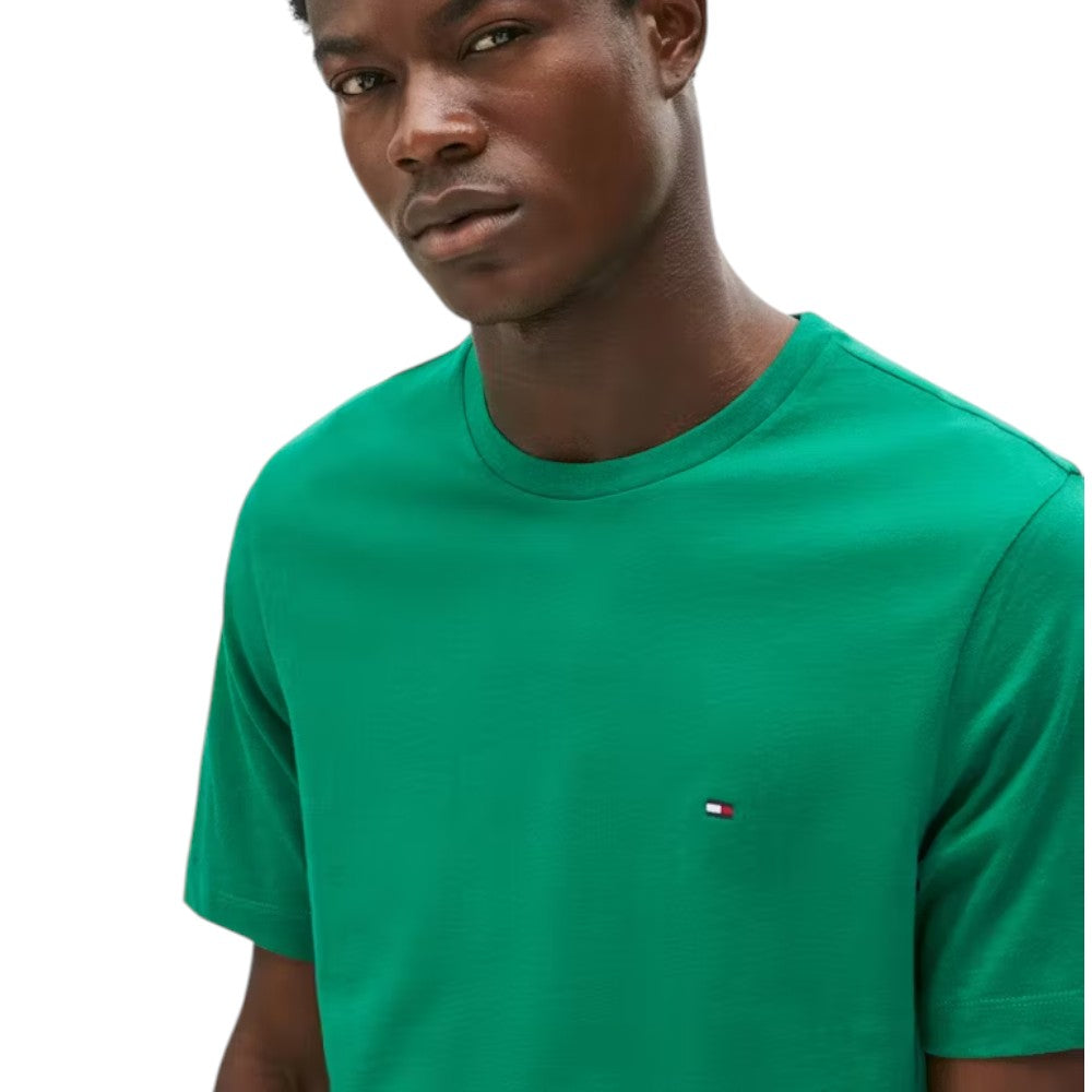 Tommy Hilfiger t-shirt verde MW0MW39995L3J T-shirt Tommy Hilfiger