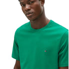 Tommy Hilfiger t-shirt verde MW0MW39995L3J T-shirt Tommy Hilfiger