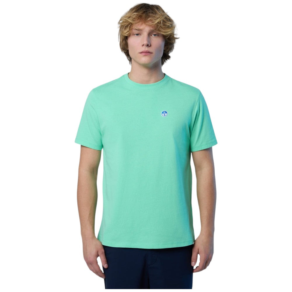 North Sails t-shirt verde chiaro basic 692970 - Prodotti di Classe