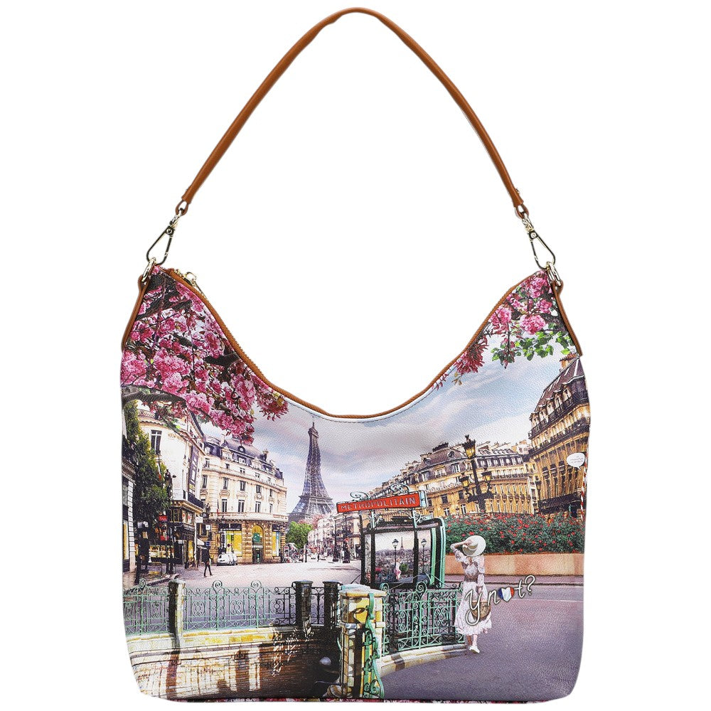 Yes Bag Borse Stampa Città Borsa Donna A Spalla Ynot? Yes Bag