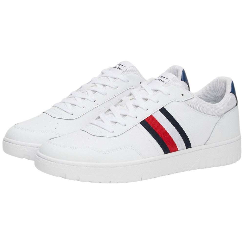 Tommy Hilfiger sneakers bianca TH Basket core lite FM0FM05116 - Prodotti di Classe