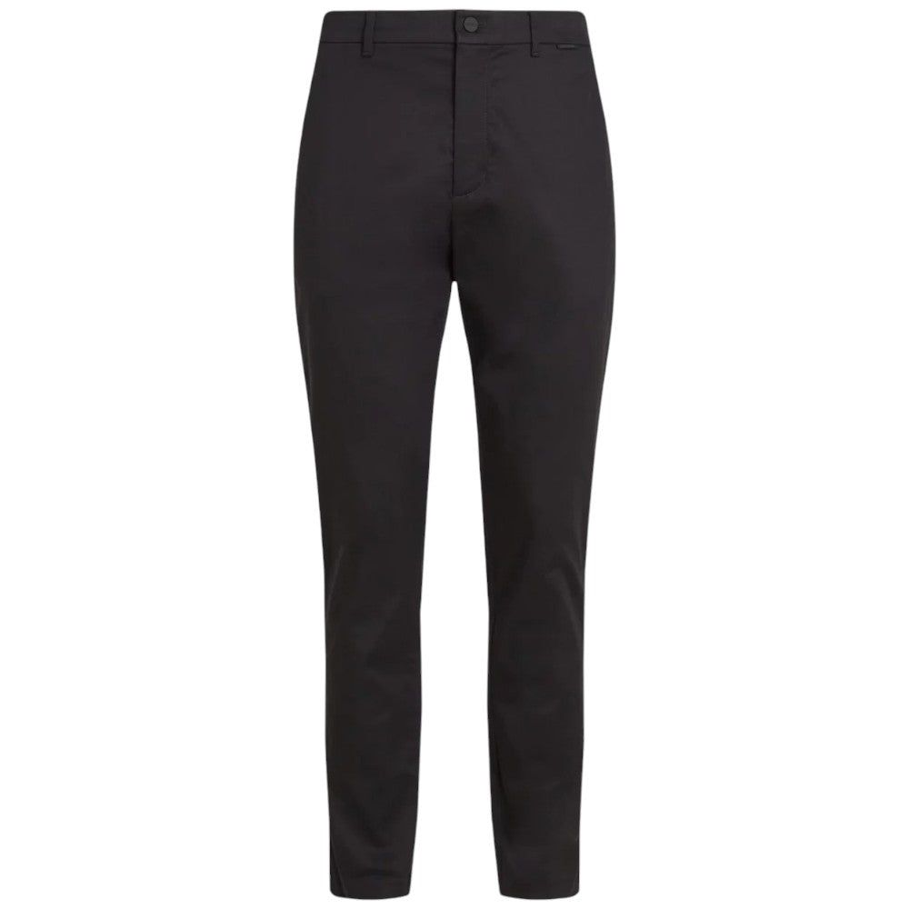 Calvin Klein pantalone nero sateen stretch tapered K10K113423BEH Pantaloni Calvin Klein