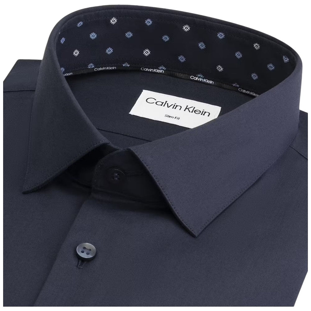 Calvin Klein camicia blu slim fit K10K113160 Camicie Calvin Klein