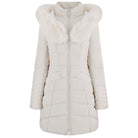 Guess piumino stone con cappuccio in pelliccia sintetica NEW OXANA Guess