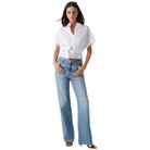 Guess camicia bianca cropped Julie W5GH0W WAF10 G011 Camicie Guess