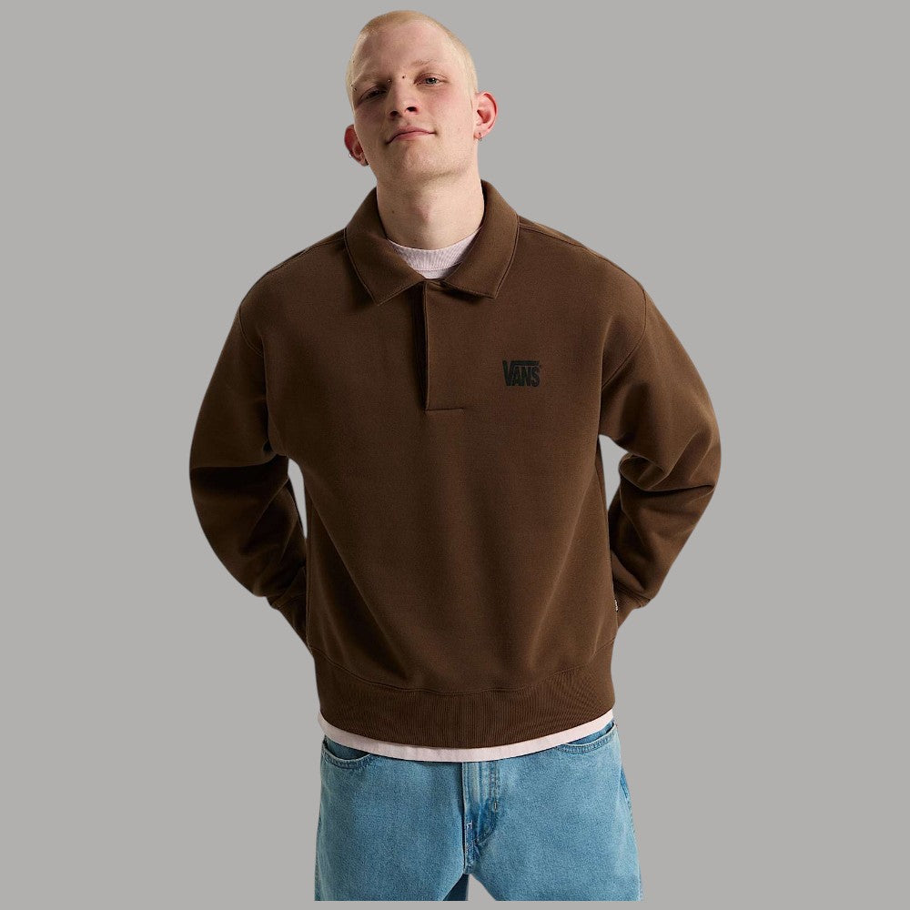 Vans polo uomo in tessuto felpa Fleece Pullover