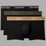 Calvin Klein Boxer Micro Stretch neri con elastico con logo, confezione da 3 pezzi