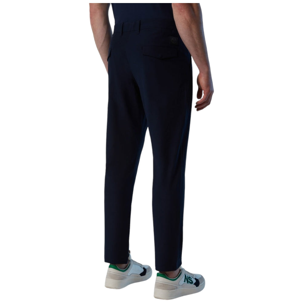 North Sails pantalone chino blu slim fit Rainbow 673074 - Prodotti di Classe