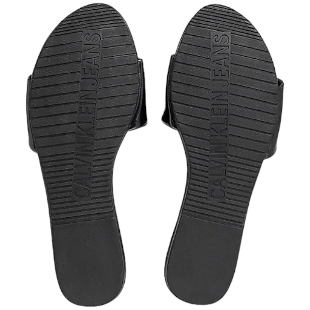 Calvin Klein Jeans flat sandal neri YW0YW01348 - Prodotti di Classe