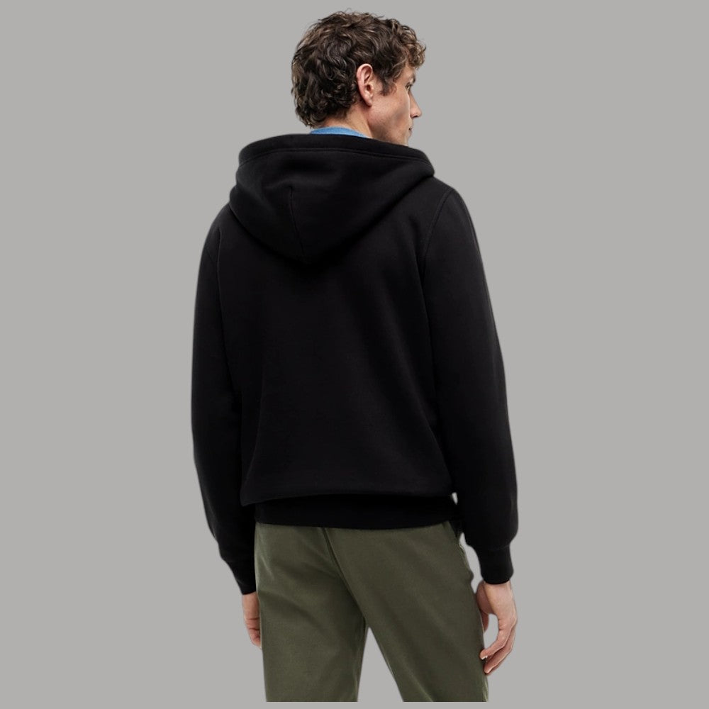 Felpa con cappuccio e zip Tommy Hilfiger con logo piccolo