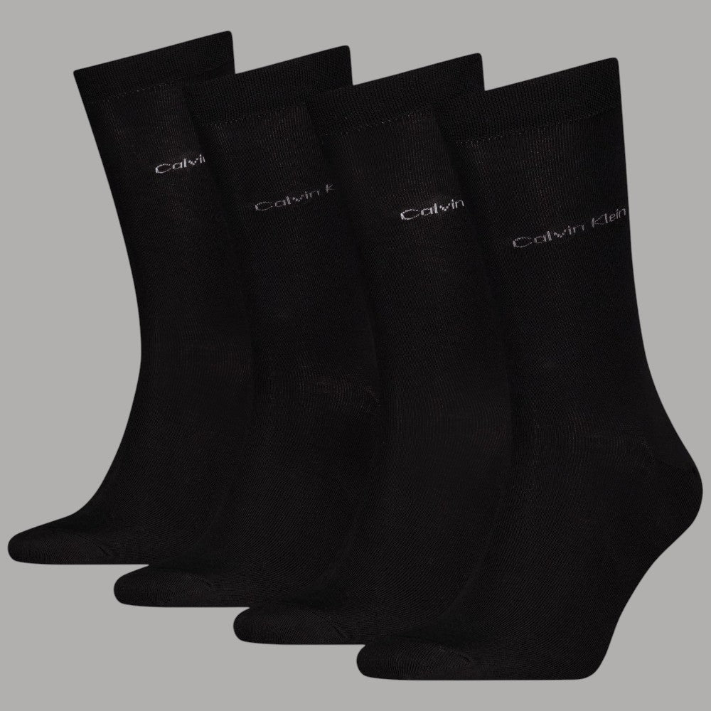 Calvin Klein calzini neri da uomo 4 paia in gift box