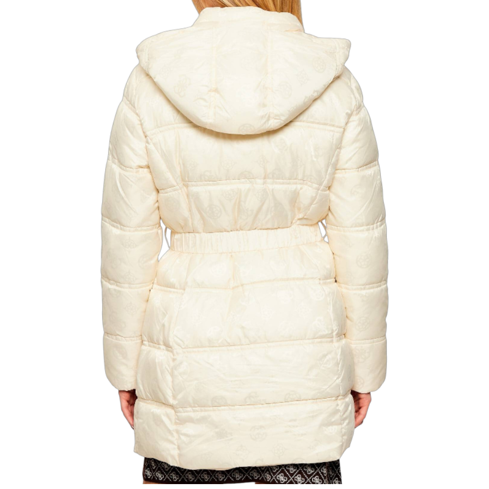 Guess piumino puffer lungo vaniglia IMMA W5BL44W2912G1F7 Guess