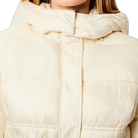 Guess piumino puffer lungo vaniglia IMMA W5BL44W2912G1F7 Guess