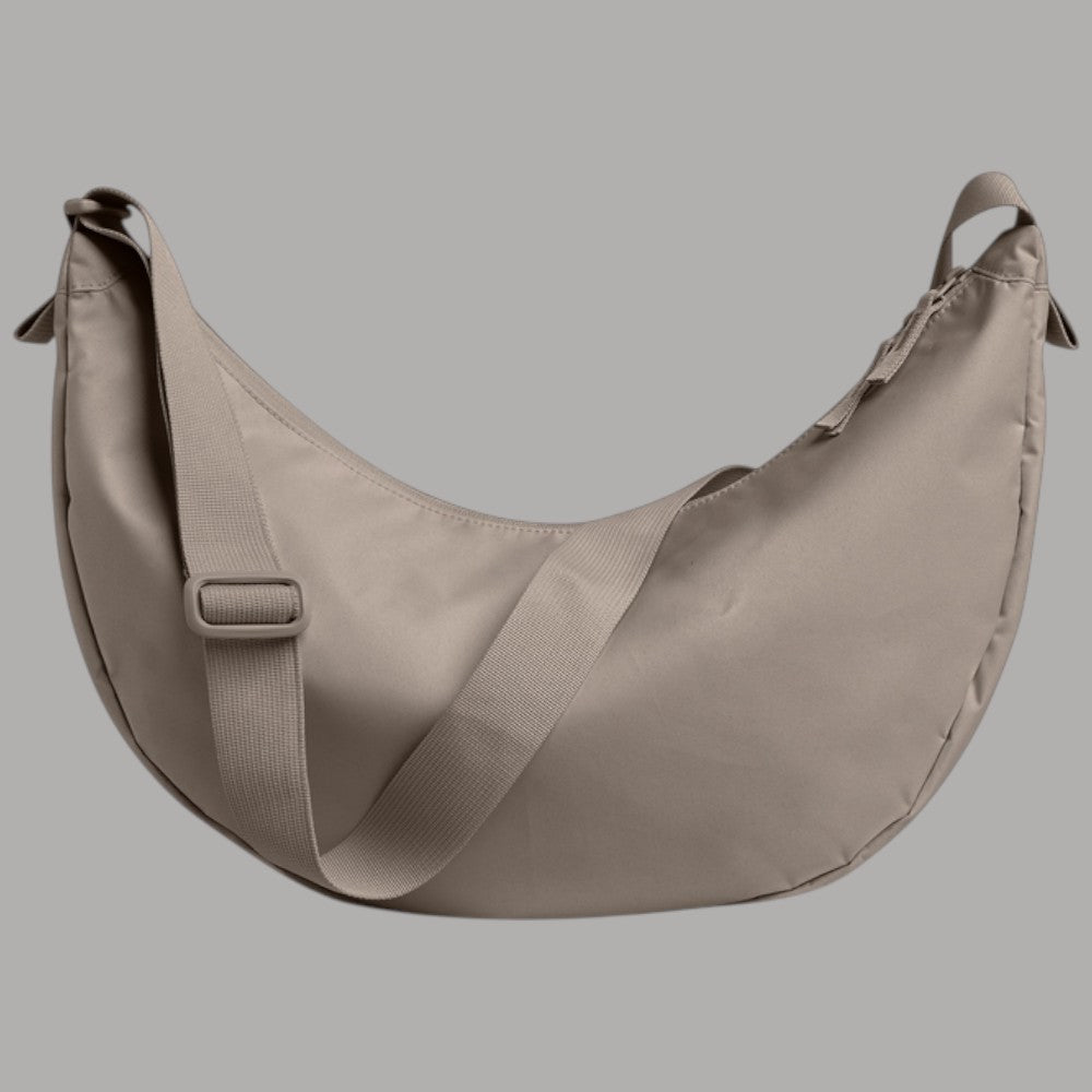GOT BAG Moon Bag grande in PET riciclato beige con tracolla regolabile