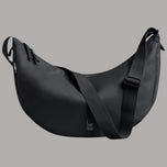 GOT BAG Moon Bag large in PET riciclato nera con tracolla regolabile