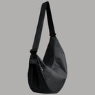 GOT BAG Moon Bag large in PET riciclato nera con tracolla regolabile