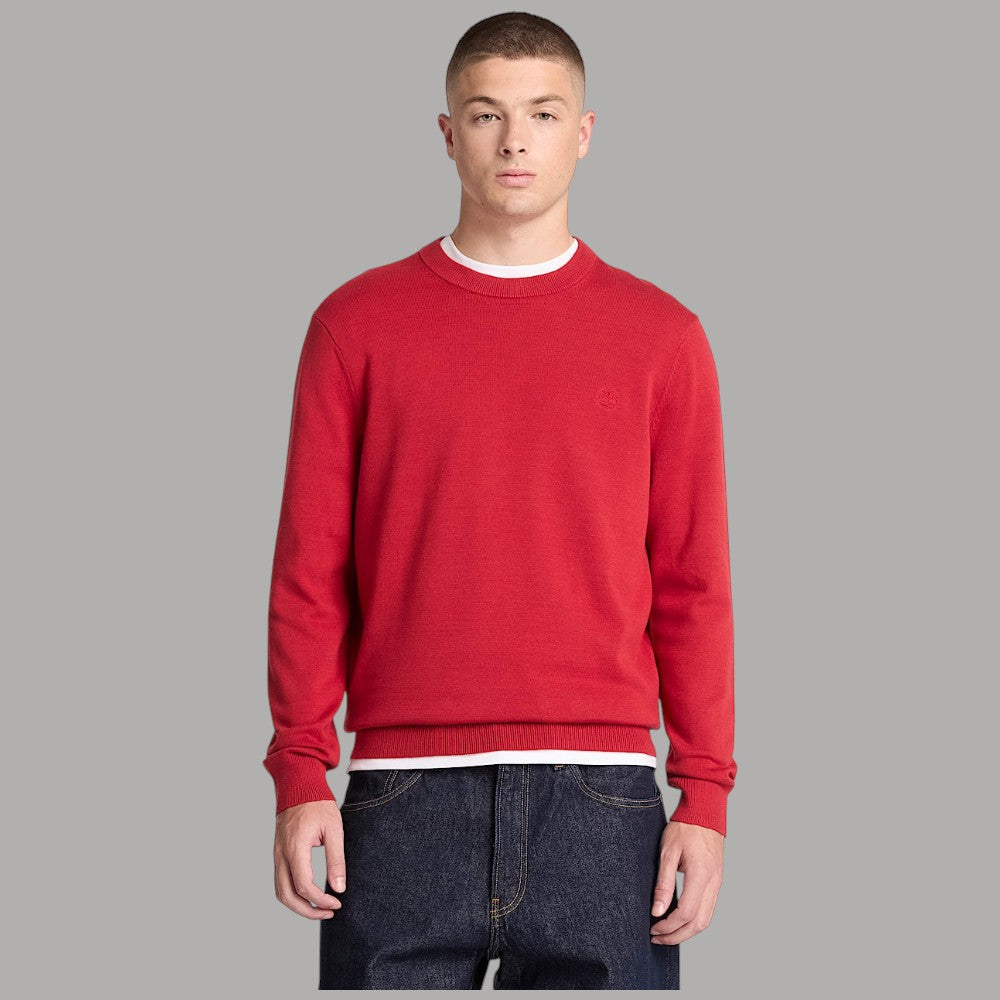 Maglione Timberland Williams River girocollo in cotone biologico