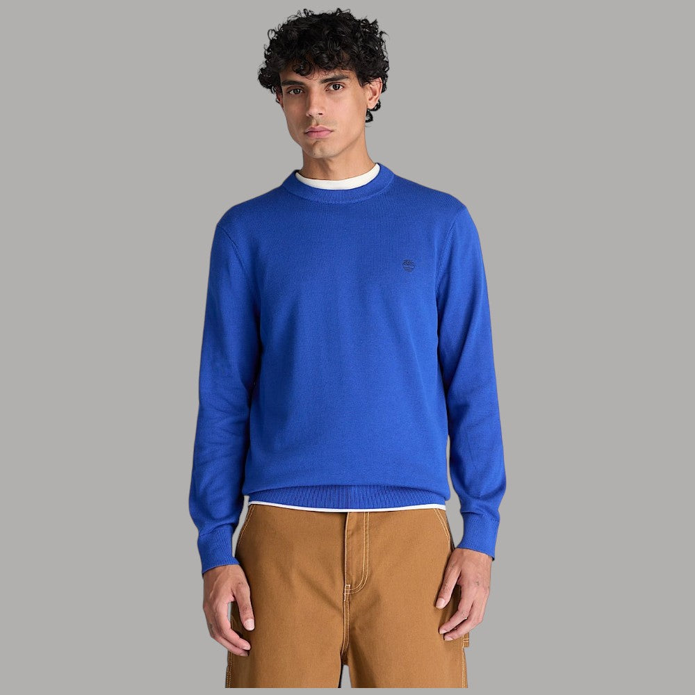 Maglione Timberland Williams River girocollo in cotone biologico