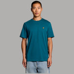T-shirt Lyle & Scott Uomo Cotone con Logo Iconico Aquila