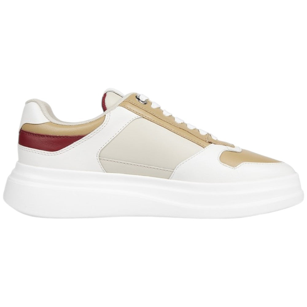 Tommy Hilfiger sneakers bianche/cuoio donna lux pointy court FW0FW07991 - Prodotti di Classe