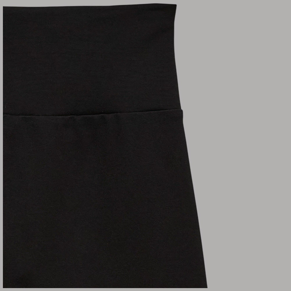 Vero Moda leggings neri vita alta con polsini aderenti skinny fit texture opaca