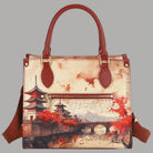 YNot Yes Bag small borsa tote con stampa città e dettagli rossi