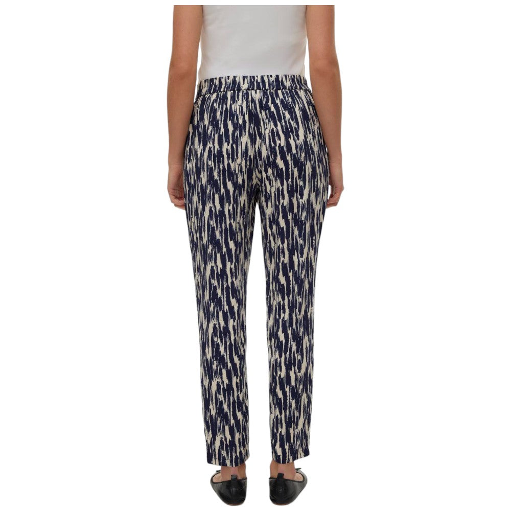 Vero Moda pantalone bianco blu Easy Joy 10302045 Pantaloni Vero Moda