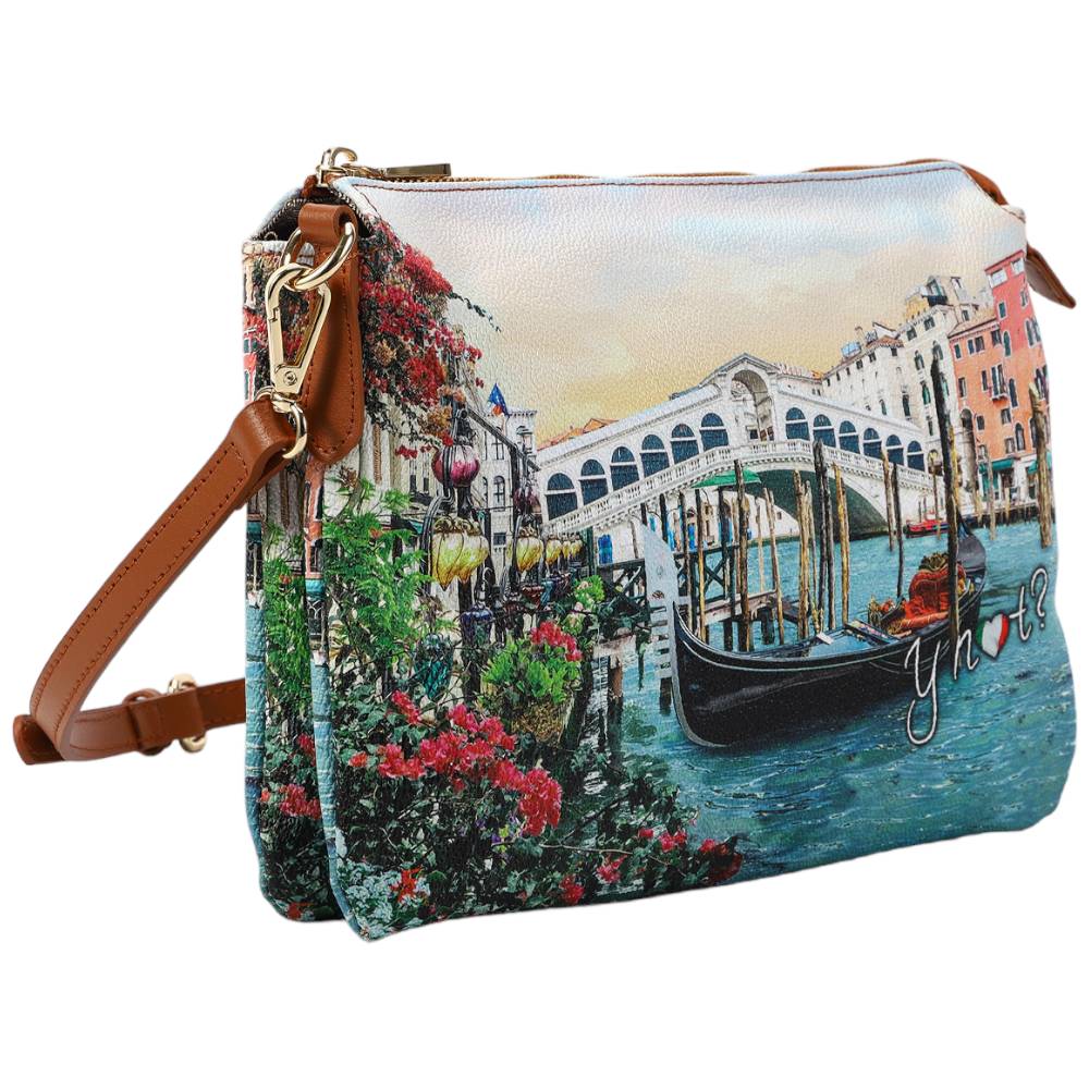 YNot tracolla 2 scomparti Canaletto Venezia YES630S3 - Prodotti di Classe