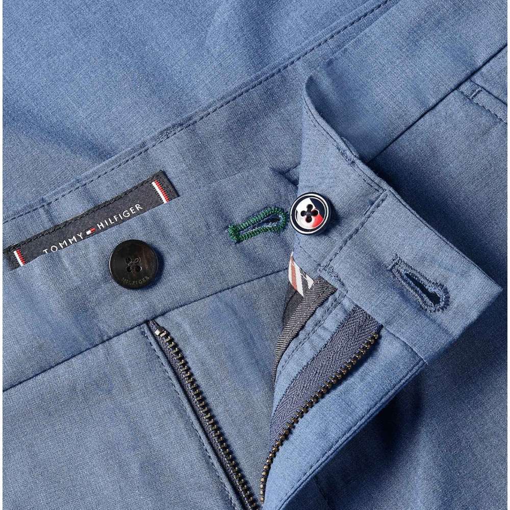 Tommy Hilfiger pantalone chinos blu indaco MW0MW23487 Pantaloni Tommy Hilfiger